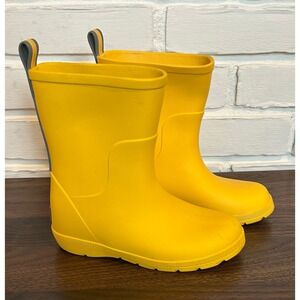 Totes Everywear Kids Yellow Waterproof Cirrus Charley Rain Boots Size 9-10 Kids